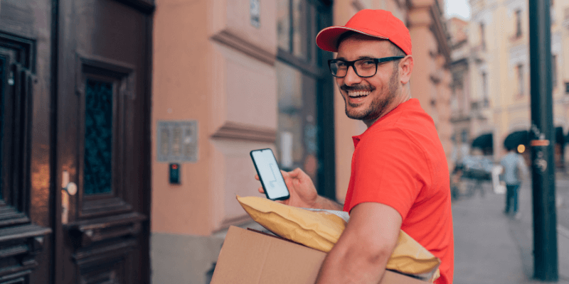 Mail carrier delivering in extreme heat